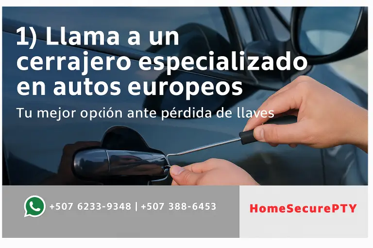 Cerrajero especializado en autos europeos en Panamá – HomeSecurePTY