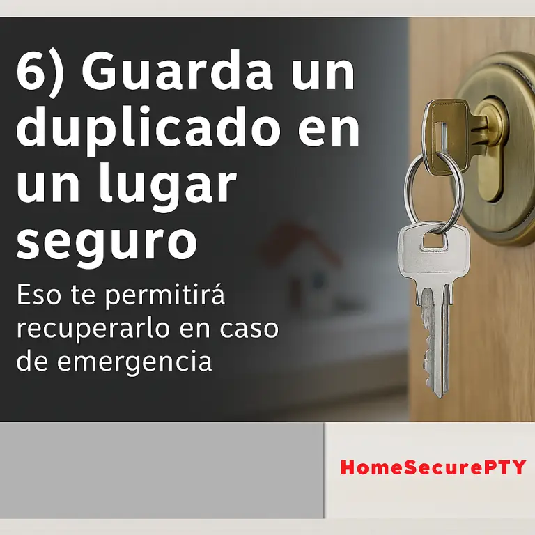 Guardar un duplicado de llaves de auto en un lugar seguro en Panamá – HomeSecurePTY