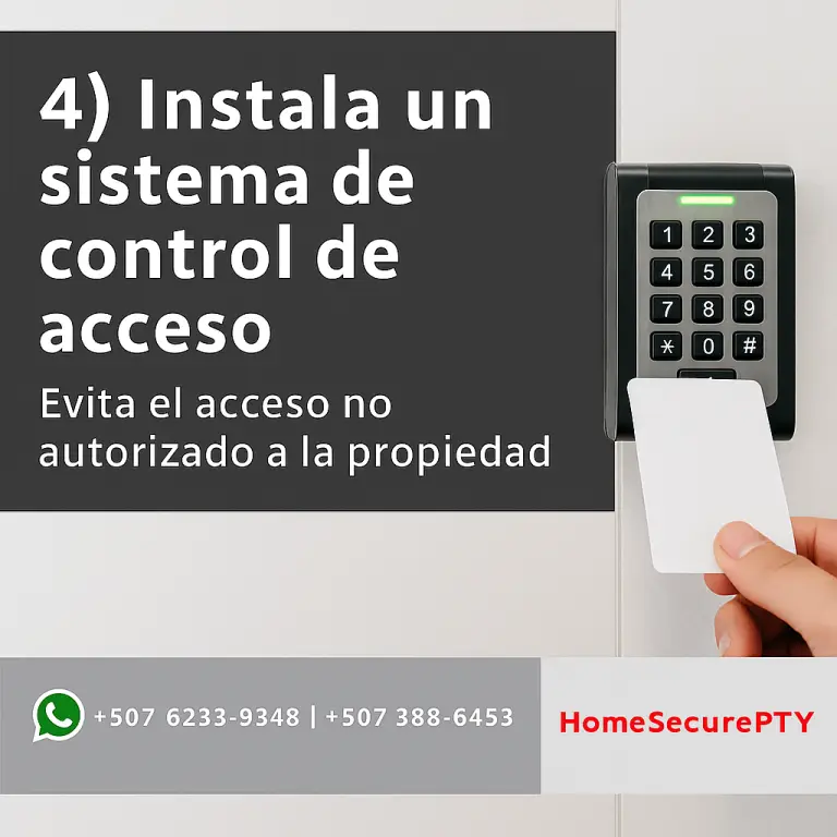 Control de acceso electrónico en comercios de Panamá – HomeSecurePTY