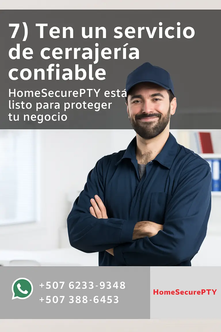 Servicio de cerrajería comercial de emergencia en Panamá – HomeSecurePTY